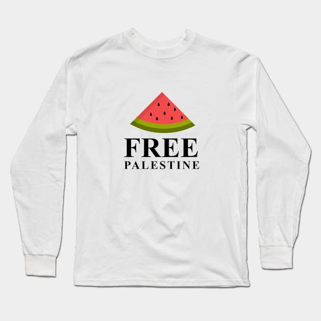 free palestine Long Sleeve T-Shirt by Look Happy